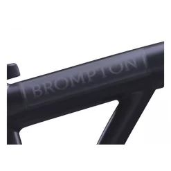 Adhesivo Cuadro Brompton Logo - Negro Edition