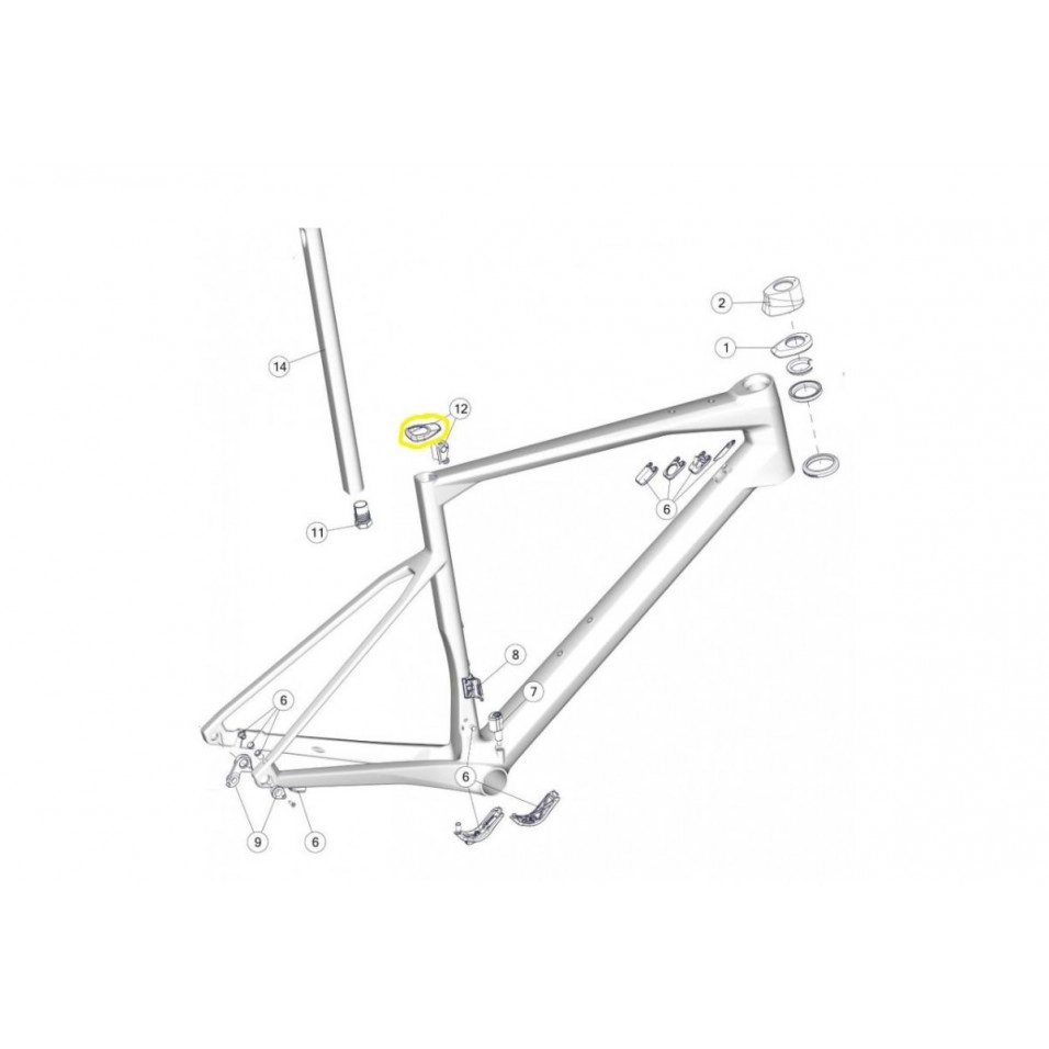 Goma Tija Asiento BMC Roadmachine