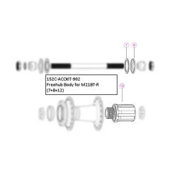 Nucleo Giant Fathom 29 2 (2019) Freehub Body